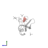 Modified residue PCA in PDB entry 1dtx, assembly 1, side view.