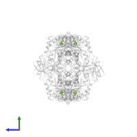 SULFATE ION in PDB entry 1e0u, assembly 1, side view.