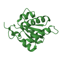 The deposited structure of PDB entry 1e7k contains 2 copies of SCOP domain 55316 (L30e/L7ae ribosomal proteins) in NHP2-like protein 1. Showing 1 copy in chain A.