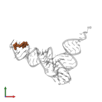 Modified residue YYG in PDB entry 1ehz, assembly 1, front view.