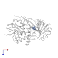 [METHYLSELENO]ACETATE in PDB entry 1el8, assembly 1, top view.