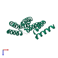 Stress-induced-phosphoprotein 1 in PDB entry 1elr, assembly 1, top view.