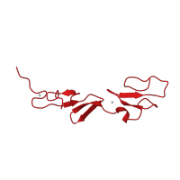 The deposited structure of PDB entry 1emo contains 1 copy of CATH domain 2.10.25.10 (Laminin) in Fibrillin-1. Showing 1 copy in chain A.