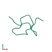 Kappa-sparatoxin-Hv1b in PDB entry 1emx, assembly 1, front view.