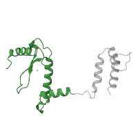 The deposited structure of PDB entry 1en7 contains 2 copies of Pfam domain PF02945 (Recombination endonuclease VII) in Recombination endonuclease VII. Showing 1 copy in chain A.