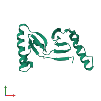 Major pepsin inhibitor 3 in PDB entry 1f32, assembly 1, front view.