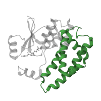 The deposited structure of PDB entry 1f3a contains 2 copies of Pfam domain PF00043 (Glutathione S-transferase, C-terminal domain) in Glutathione S-transferase A1. Showing 1 copy in chain A.