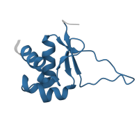 The deposited structure of PDB entry 1fbu contains 2 copies of Pfam domain PF00447 (HSF-type DNA-binding) in Heat shock transcription factor. Showing 1 copy in chain B.