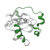 The deposited structure of PDB entry 1fda contains 1 copy of Pfam domain PF11953 (Domain of unknown function (DUF3470)) in Ferredoxin-1. Showing 1 copy in chain A.