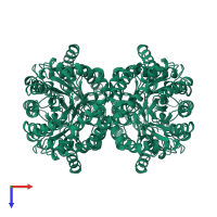 N-acetylneuraminate lyase in PDB entry 1fdz, assembly 1, top view.