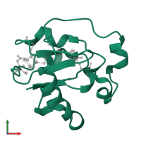 Ferredoxin-1 in PDB entry 1ff2, assembly 1, front view.