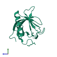 Cytohesin-3 in PDB entry 1fgz, assembly 1, side view.