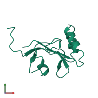 Peptidyl-prolyl cis-trans isomerase NIMA-interacting 4 in PDB entry 1fjd, assembly 1, front view.