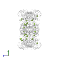 SULFATE ION in PDB entry 1fp7, assembly 1, side view.
