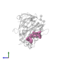 N-[(5S,9S,10S,13S)-9-hydroxy-5,10-bis(2-methylpropyl)-4,7,12,16-tetraoxo-3,6,11,17-tetraazabicyclo[17.3.1]tricosa-1(23),19,21-trien-13-yl]-3-(naphthalen-1-yl)-2-(naphthalen-1-ylmethyl)propanamide in PDB entry 1fq5, assembly 1, side view.