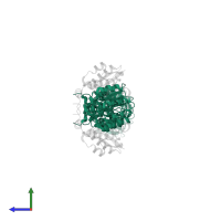 S-phase kinase-associated protein 2 in PDB entry 1fs2, assembly 1, side view.