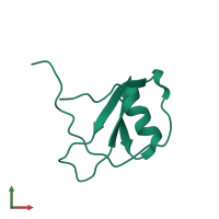 C-C motif chemokine 26 in PDB entry 1g2t, assembly 1, front view.