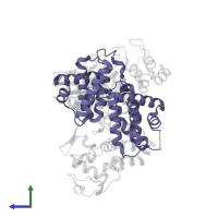 Cyclin-like domain-containing protein in PDB entry 1g3n, assembly 1, side view.