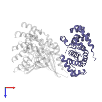 Cyclin-like domain-containing protein in PDB entry 1g3n, assembly 1, top view.