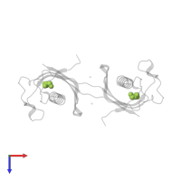 GLYCEROL in PDB entry 1g96, assembly 1, top view.