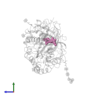 FLAVIN-ADENINE DINUCLEOTIDE in PDB entry 1gal, assembly 1, side view.