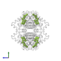 NICOTINAMIDE-ADENINE-DINUCLEOTIDE in PDB entry 1gco, assembly 1, side view.