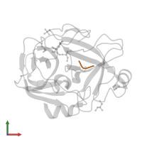 GLY-ALA-LYS in PDB entry 1gdn, assembly 1, front view.