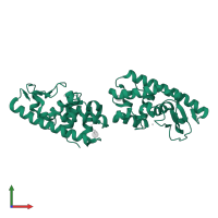 Peptidyl-Lys metalloendopeptidase in PDB entry 1ge7, assembly 1, front view.