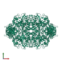 Catalase HPII in PDB entry 1gge, assembly 1, front view.