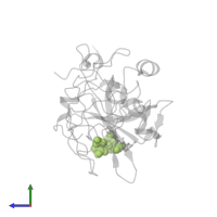 CITRIC ACID in PDB entry 1gj8, assembly 1, side view.