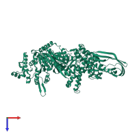 Reverse gyrase in PDB entry 1gku, assembly 1, top view.