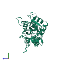 Glutamate receptor 2 in PDB entry 1gr2, assembly 1, side view.