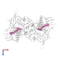 FLAVIN-ADENINE DINUCLEOTIDE in PDB entry 1gre, assembly 1, top view.