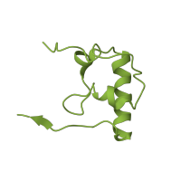 The deposited structure of PDB entry 1hnx contains 1 copy of CATH domain 4.10.640.10 (30s Ribosomal Protein S18) in Small ribosomal subunit protein bS18. Showing 1 copy in chain S [auth R].