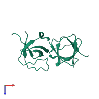 Epidermal growth factor receptor kinase substrate 8 in PDB entry 1i07, assembly 1, top view.