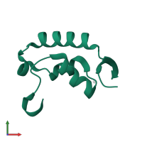 General transcription factor IIF subunit 1 in PDB entry 1i27, assembly 1, front view.