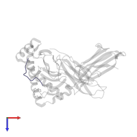 Melanoma-associated antigen 4 in PDB entry 1i4f, assembly 1, top view.