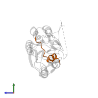 E3 ubiquitin-protein ligase XIAP in PDB entry 1i4o, assembly 1, side view.