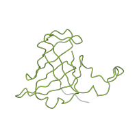 The deposited structure of PDB entry 1i6h contains 1 copy of Pfam domain PF03870 (RNA polymerase Rpb8) in DNA-directed RNA polymerases I, II, and III subunit RPABC3. Showing 1 copy in chain H.