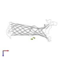 octyl beta-D-glucopyranoside in PDB entry 1i78, assembly 1, top view.