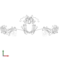 Immunoglobulin heavy constant alpha 1 in PDB entry 1iga, assembly 1, front view.