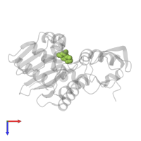 9-DEAZAGUANINE in PDB entry 1il4, assembly 1, top view.
