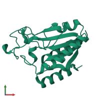 nicotinamidase in PDB entry 1im5, assembly 1, front view.