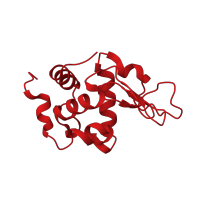 The deposited structure of PDB entry 1ir8 contains 1 copy of CATH domain 1.10.530.10 (Lysozyme) in Lysozyme C. Showing 1 copy in chain A.