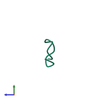 PDB entry 1ixu coloured by chain, side view.