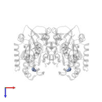 ISOPROPYL ALCOHOL in PDB entry 1j0a, assembly 1, top view.