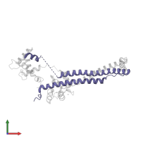 Troponin I, cardiac muscle in PDB entry 1j1d, assembly 1, front view.