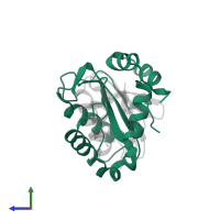 PTS system mannitol-specific EIICBA component in PDB entry 1j6t, assembly 1, side view.