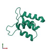 Calcium vector protein in PDB entry 1j7r, assembly 1, front view.