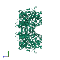 L-ribulose-5-phosphate 4-epimerase AraD in PDB entry 1jdi, assembly 1, side view.